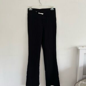 Black Crossover Yoga Pants